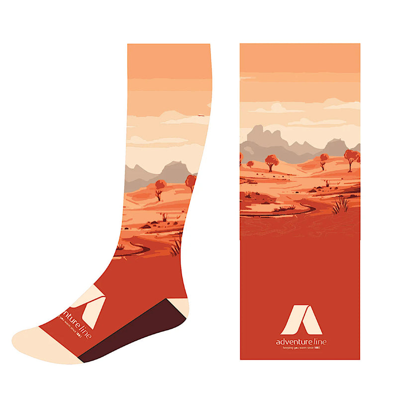 Adventureline Unisex Outback Sock - Red