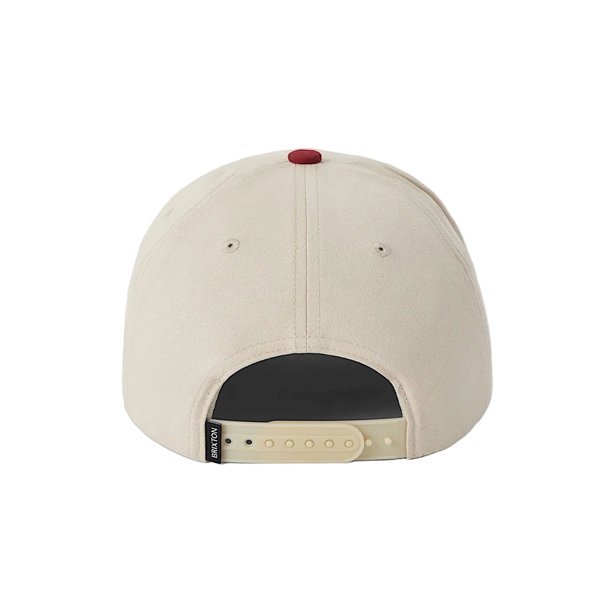 Brixton Always Late Snapback - Off White/Dark Brick