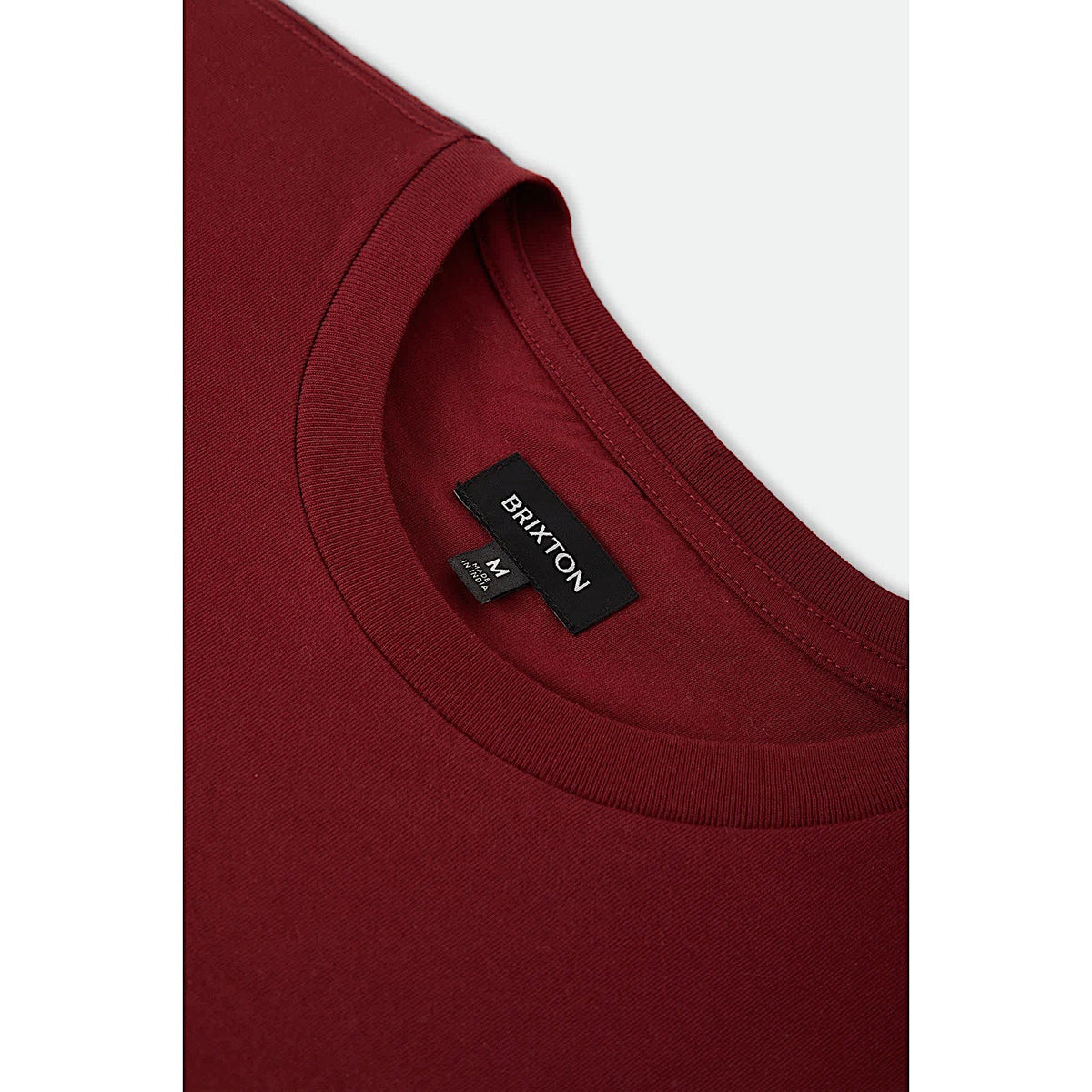 Brixton Men's Burger She Wrote Pocket Tee - Burgundy