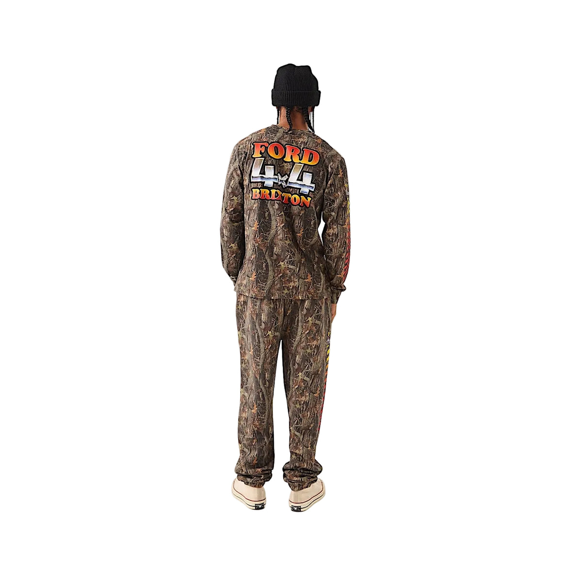 Brixton Men's Ford 4X4 Chrome Sweatpant - Boxwood Green