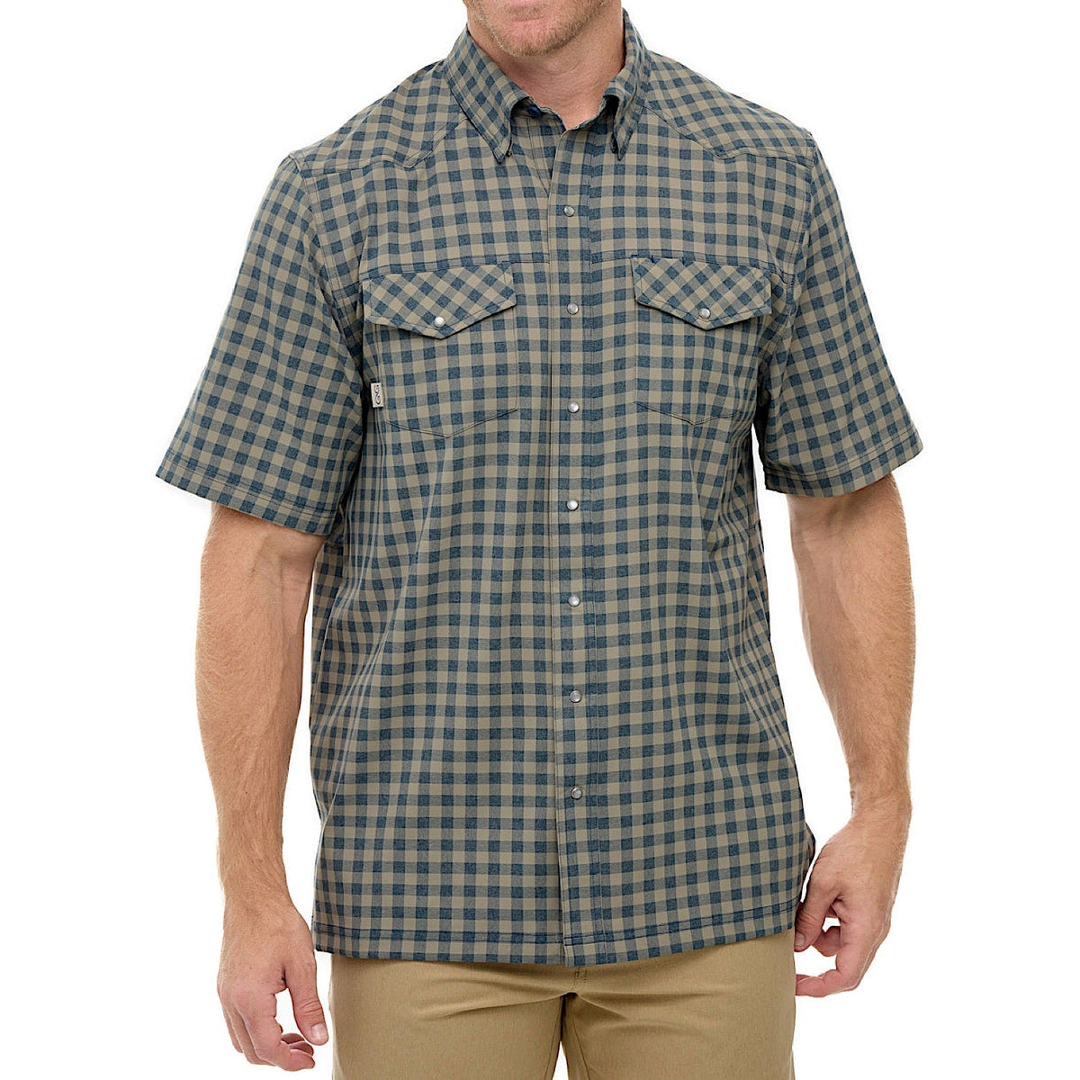 GameGuard Men’s Shirt Short Sleeve Pearl Snap - Mesquite