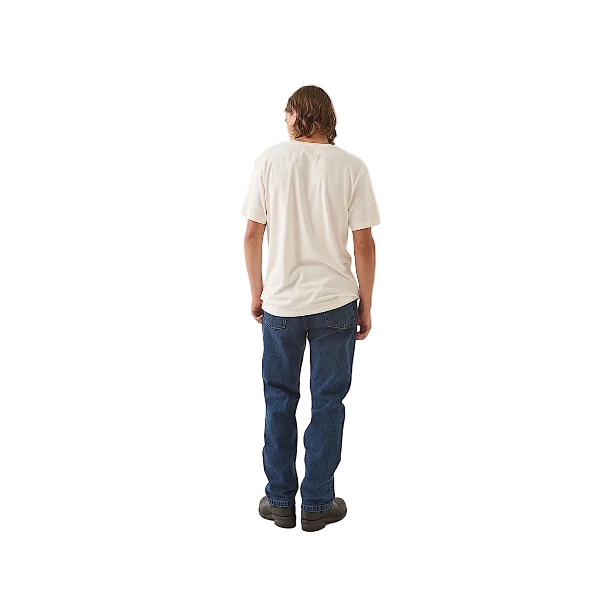 Brixton Men's Baseline Pocket T-Shirt - Off White Vintage Wash