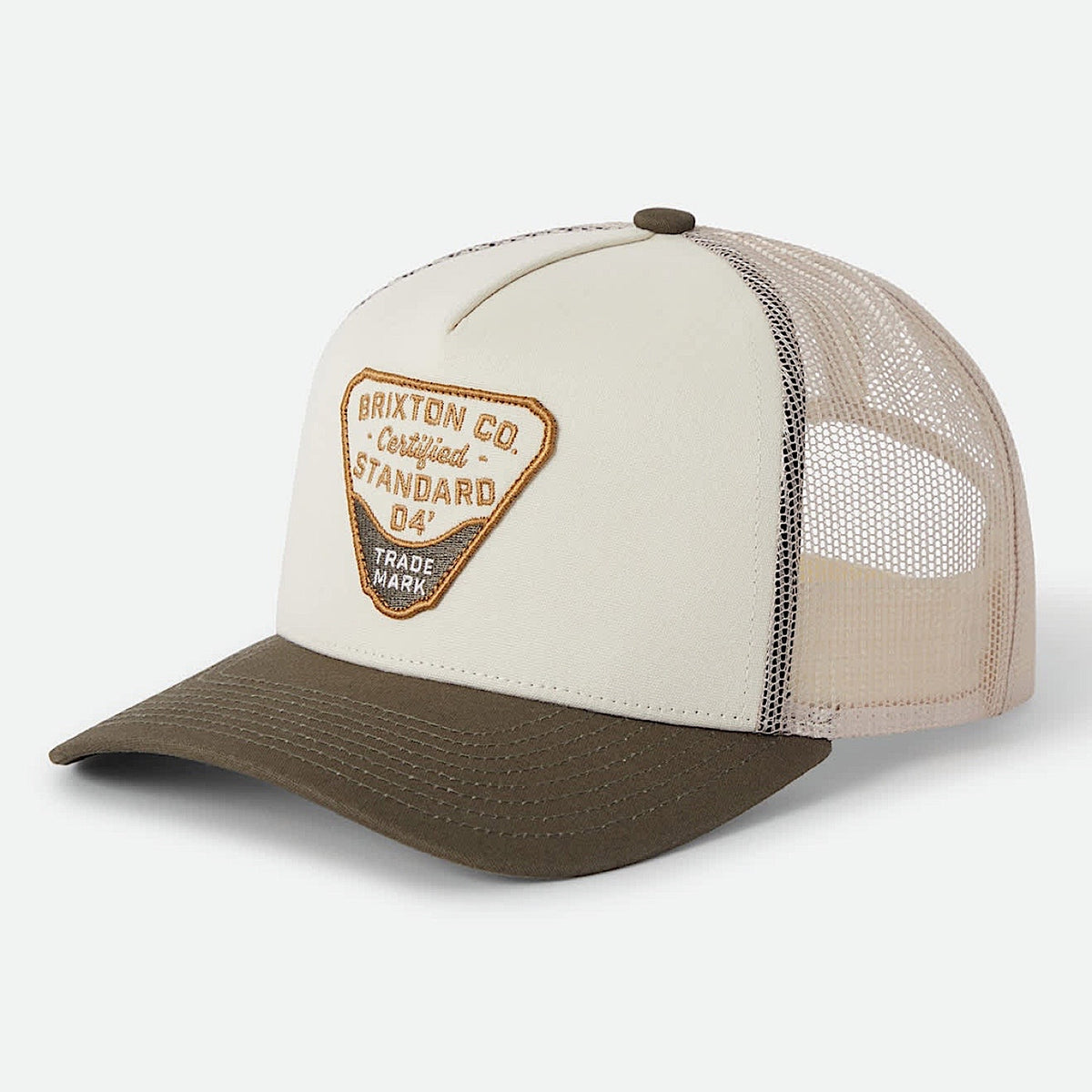 Brixton Blighton Trucker Cap - Whitecap/Dark Olive