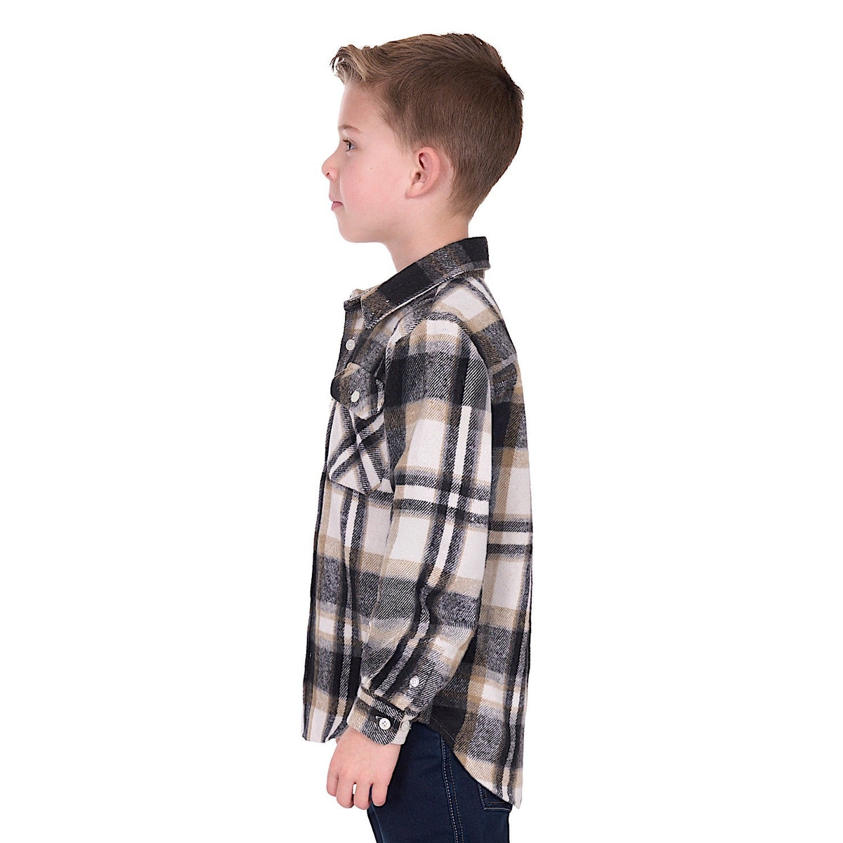 Hard Slog Boy’s King Thermal Shirt - Black/Tan