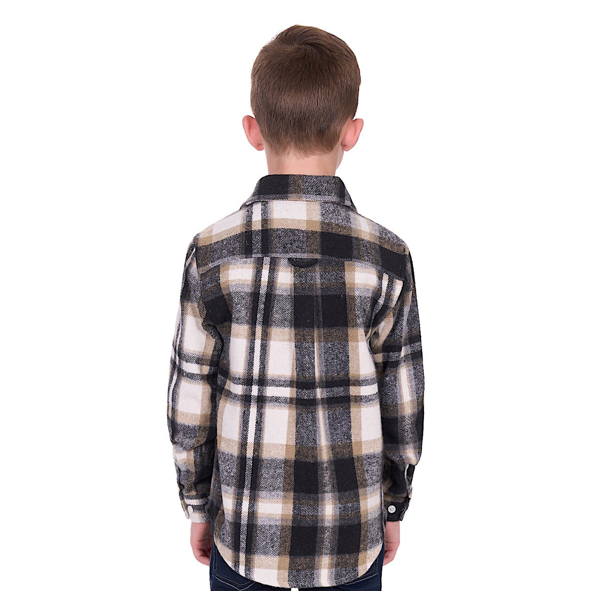Hard Slog Boy’s King Thermal Shirt - Black/Tan