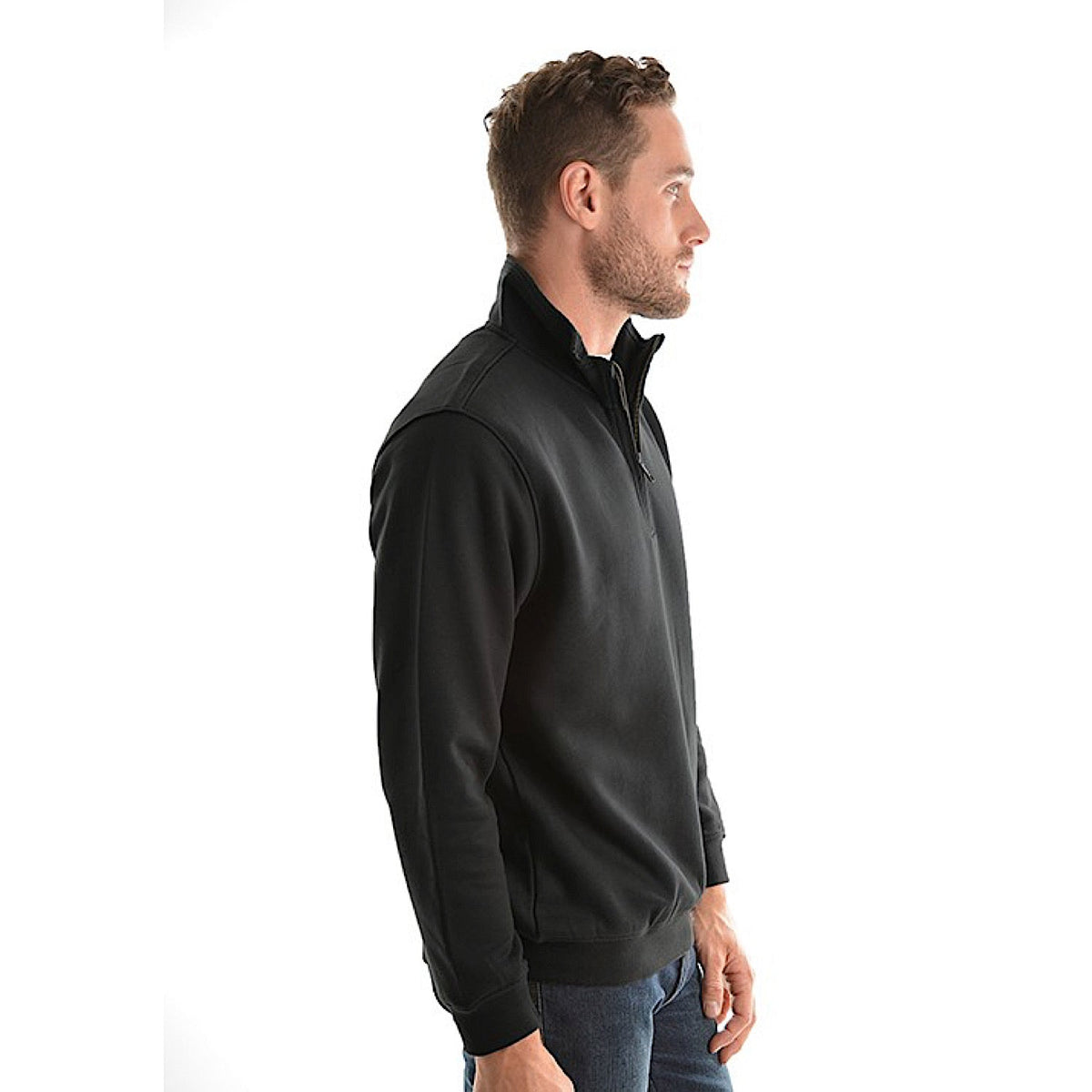 Hard Slog Men’s 1/4 Zip Fleece Top - Charcoal