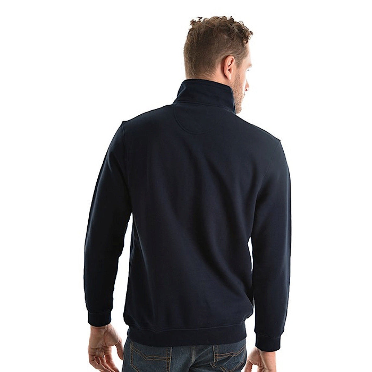 Hard Slog Men’s 1/4 Zip Fleece Top - Dark Navy