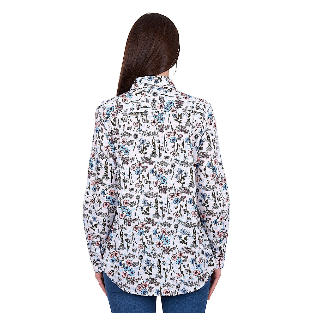 Hard Slog Women’s Alice 1/2 Placket Shirt - Blue