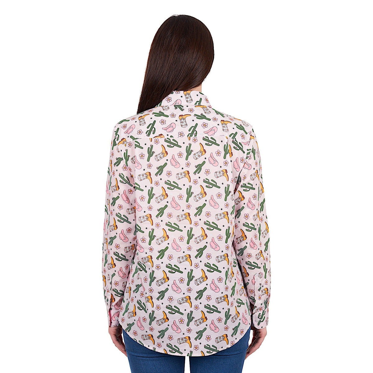 Hard Slog Women’s Cleo 1/2 Placket Shirt - Pink