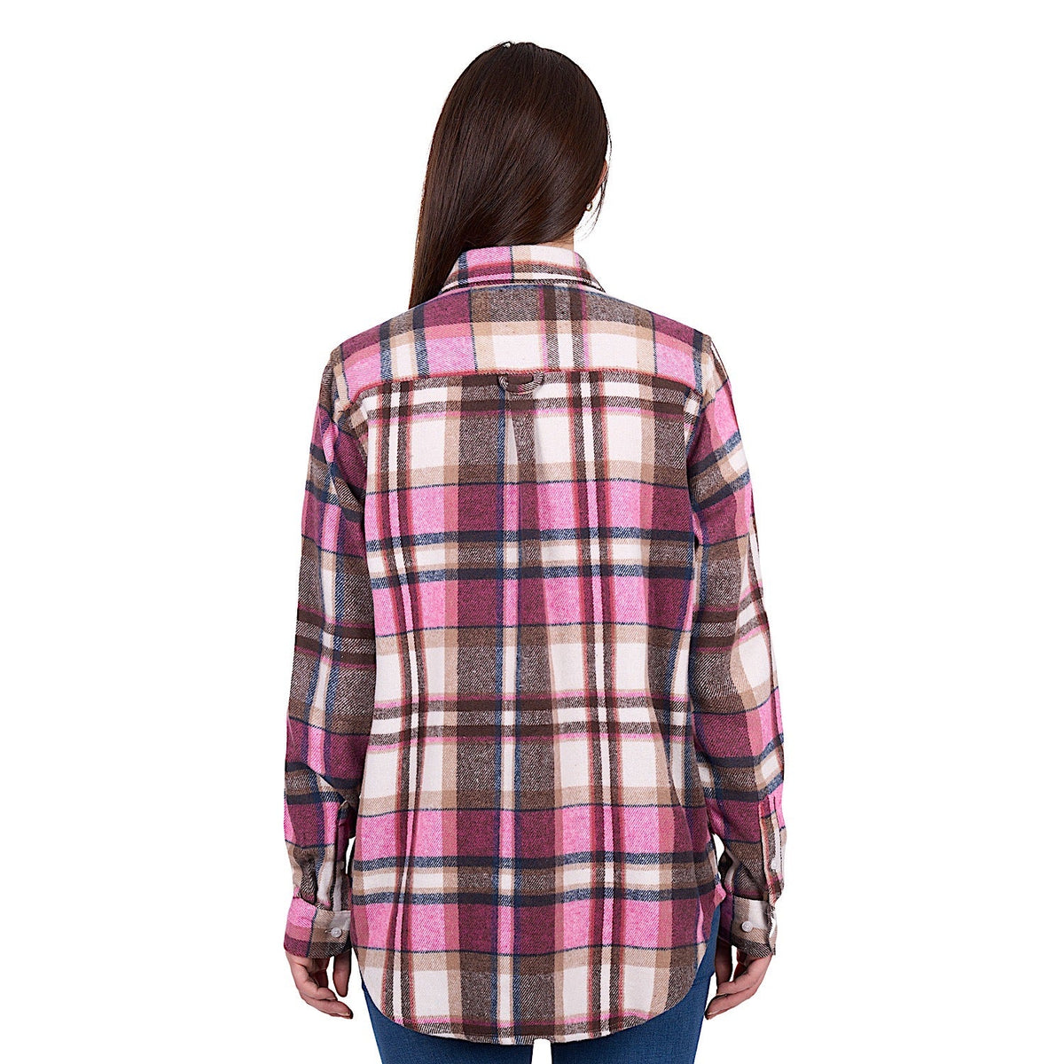 Hard Slog Women’s Ori Thermal Shirt - Pink/Tan