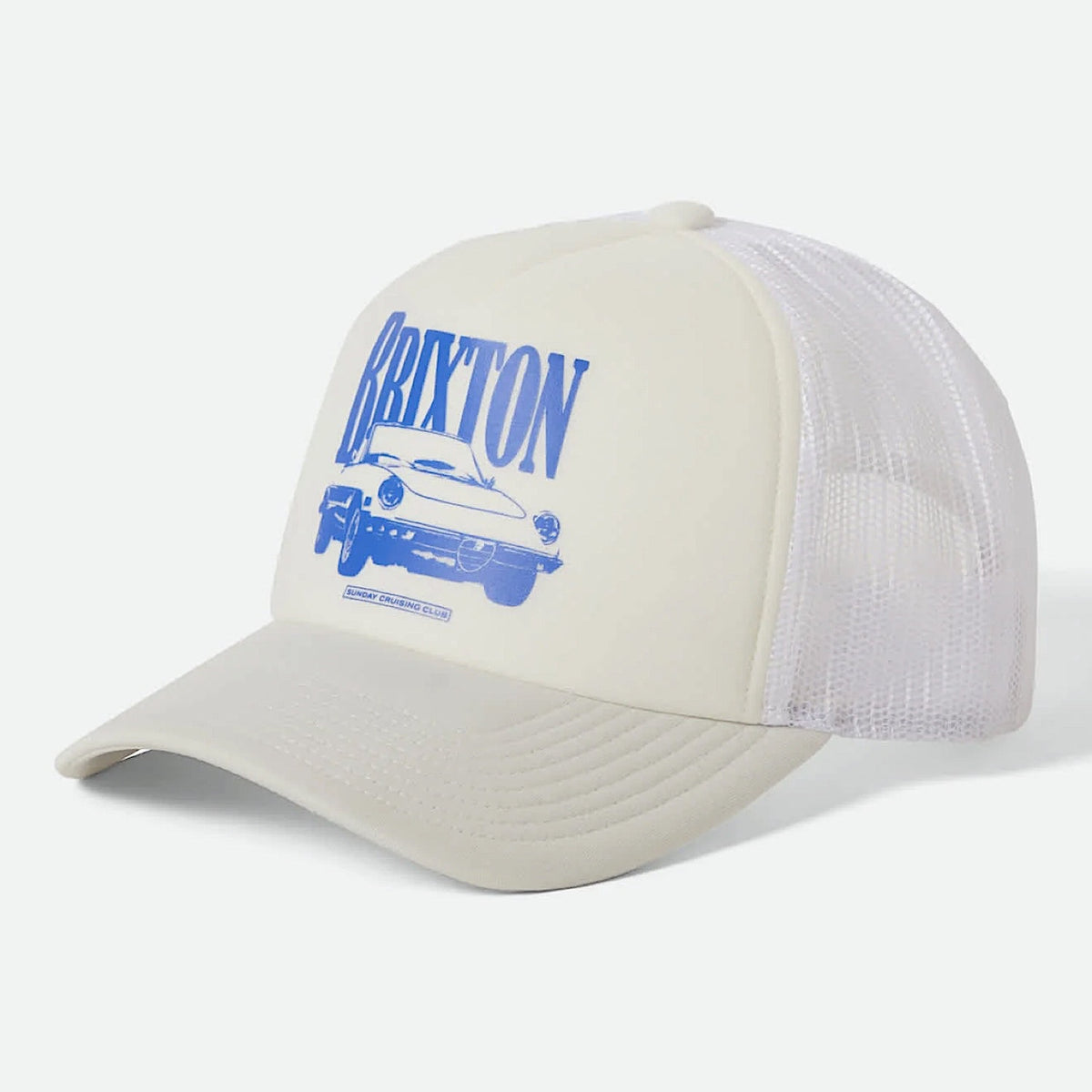 Brixton Sunday Cruising Club Netplus Trucker Cap - Off White