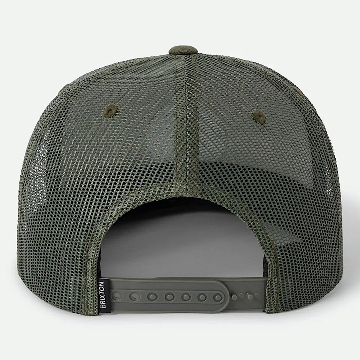 Brixton Oath MP Trucker Hat - Khaki/Dark Olive