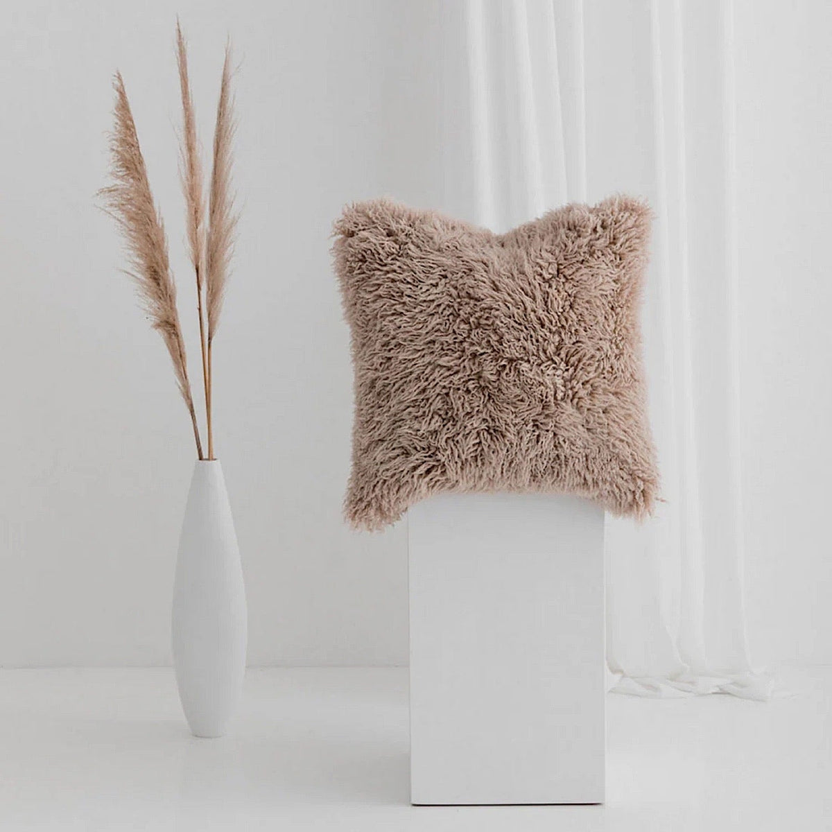 Huxford Grove Corowa Sheepskin Cushion - Nappa 40cm