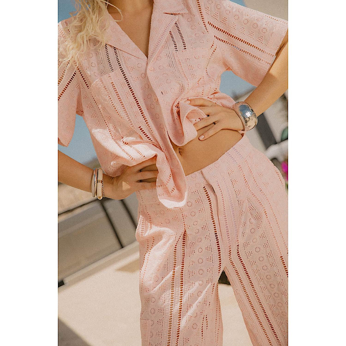 Brixton Women's Paradise Lounge Shirt - Chalk Pink