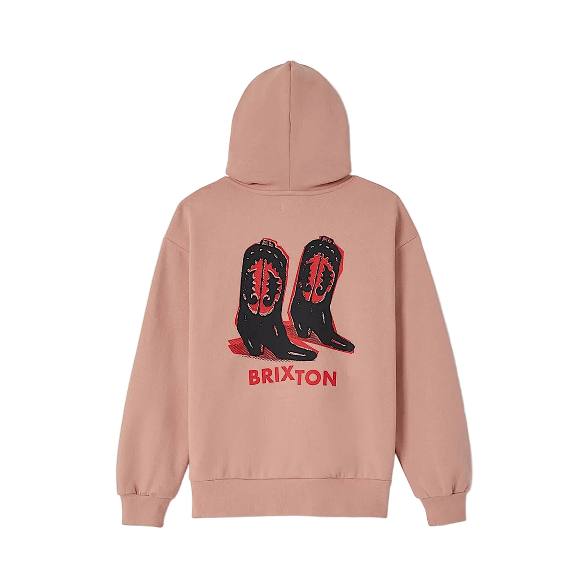Brixton Women's Two Boots Hoodie - Silver Pink