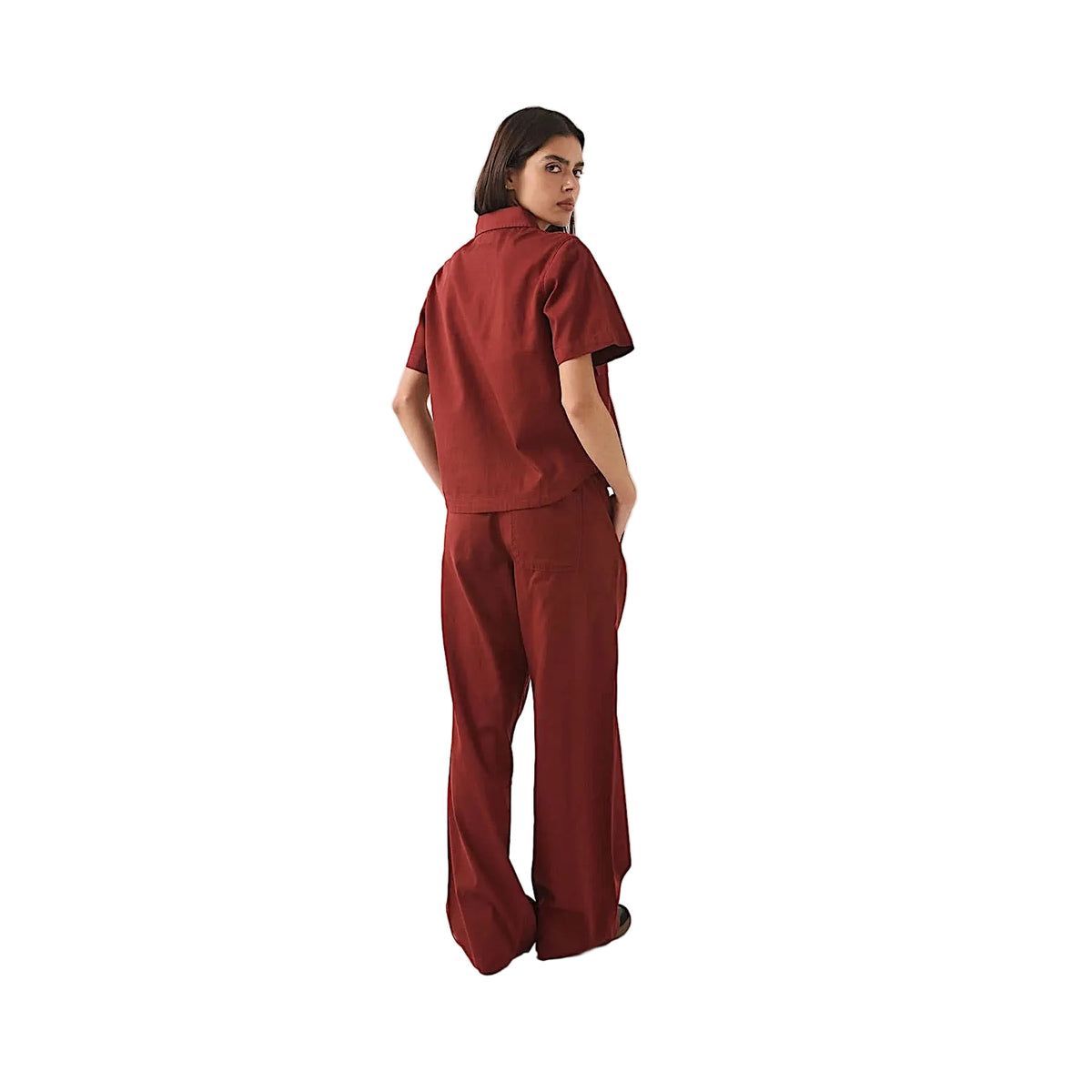 Brixton Women's Mechanics Shirt - Dark Brick