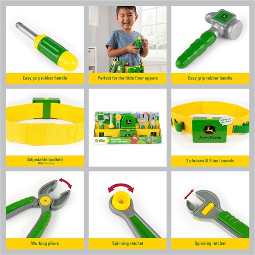 John Deere Kid's Deluxe Talking Toolbelt Set (2+)