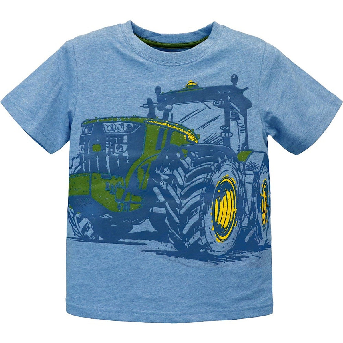John Deere Kids Front Loader Tee - Chambray Heather