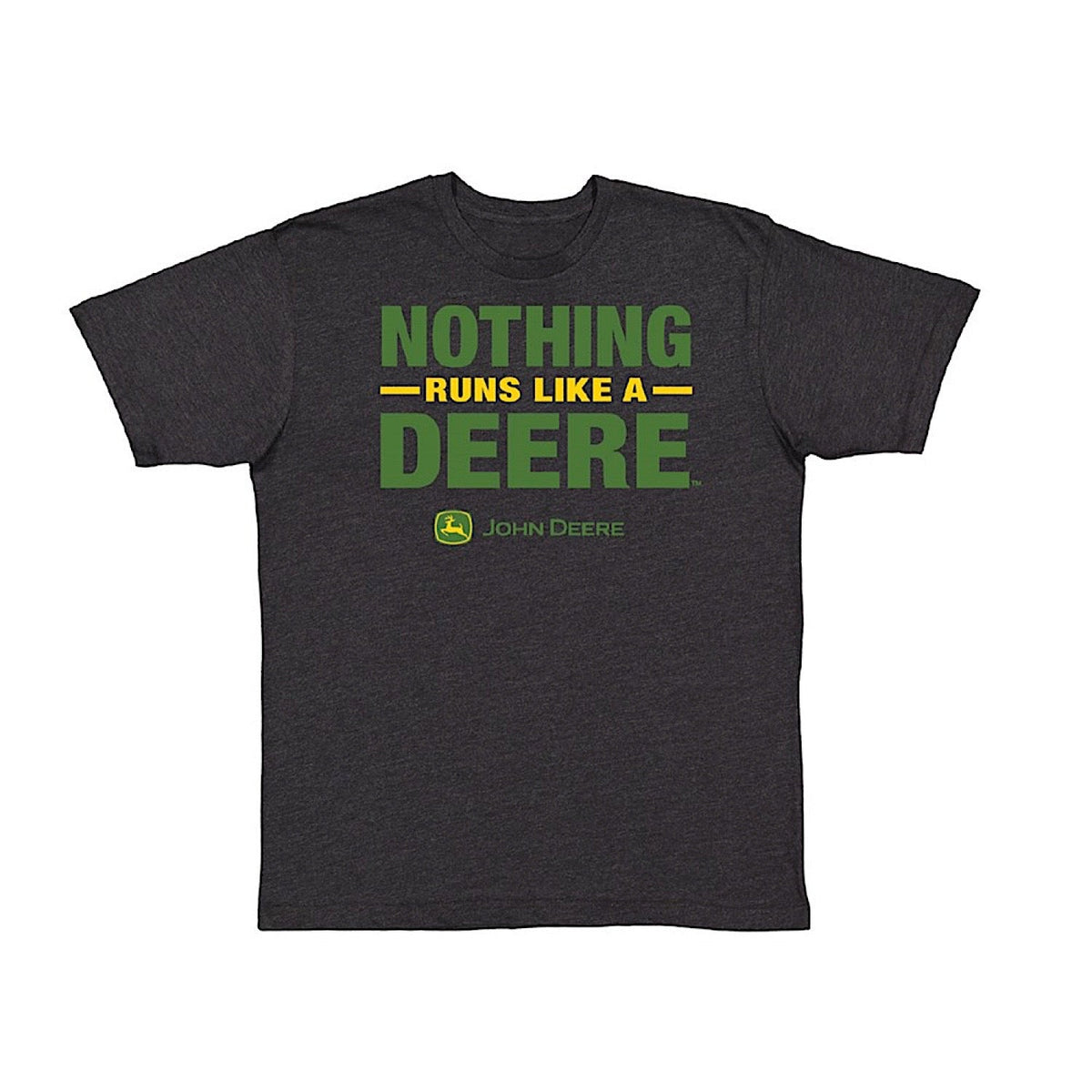 John Deere Nothing Runs Like a Deere T-Shirt - Black