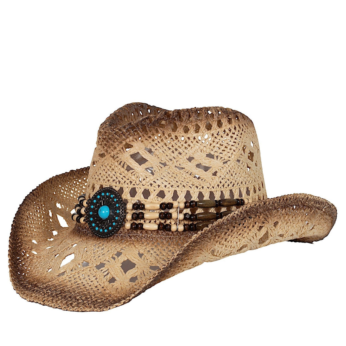 Just Country Cowboy Hat - Natural/Black
