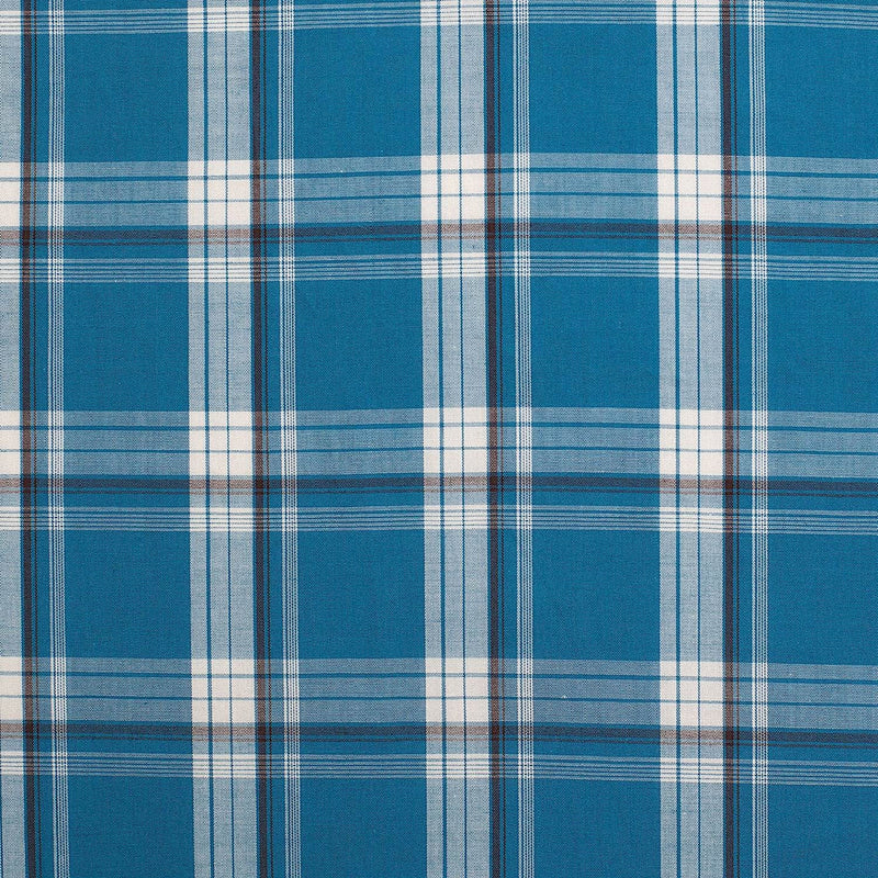 Just Country Infant Frankie Short Sleeve Full Button Plaid Jumpsuit - Plaid Petrol