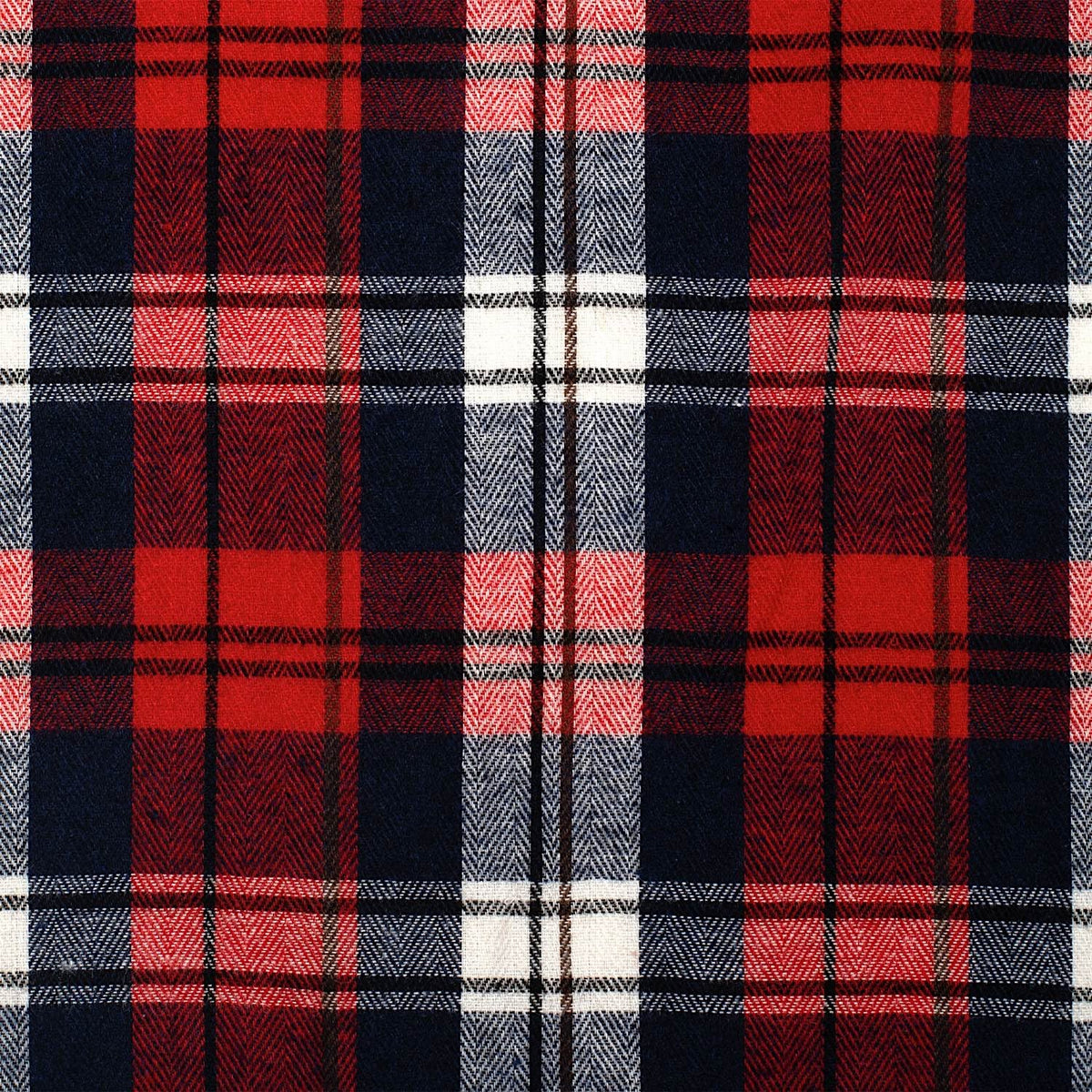 Just Country Mens Cameron Workshirt Flannel Plaid Red/Navy