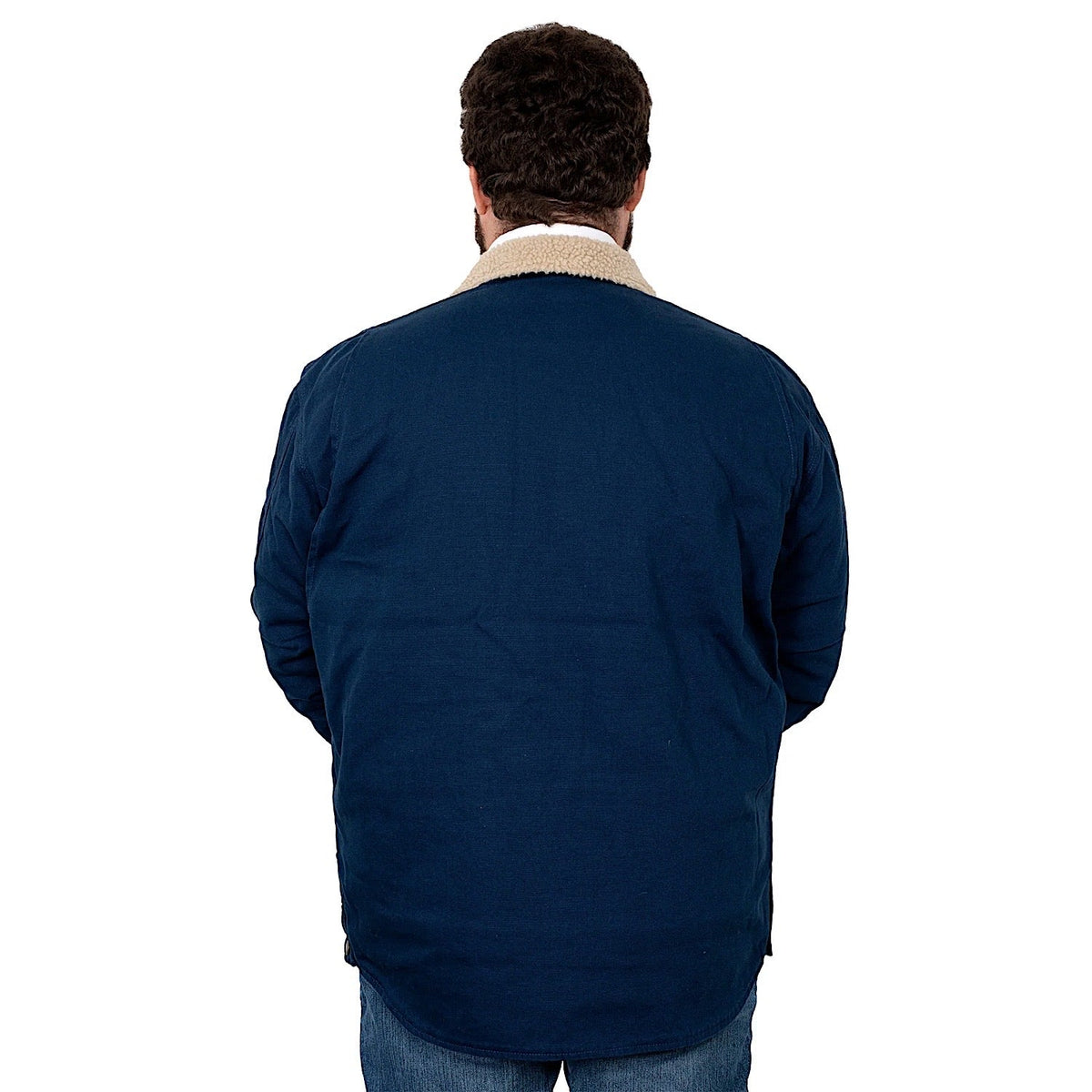 Just Country Mens Diamantina Sherpa Jacket Navy