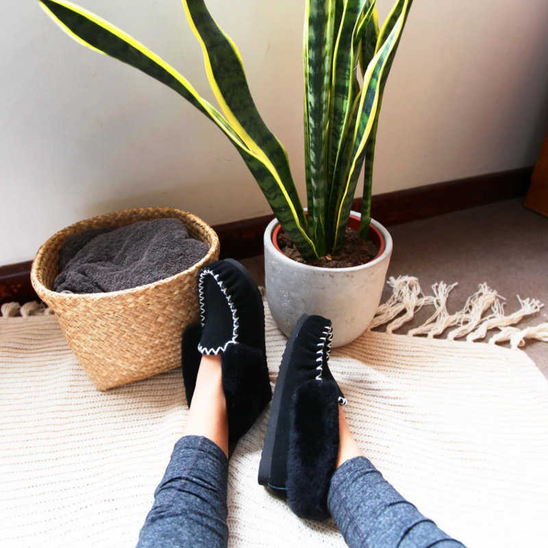 Koalabi Traditional Moccasin Black