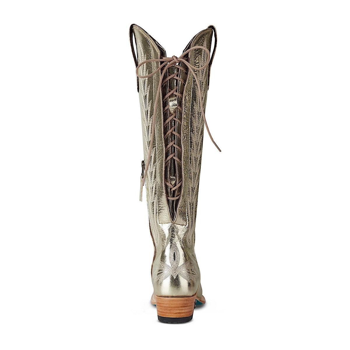 Lane Boots Lexington Knee High Corset - Champagne Metallic