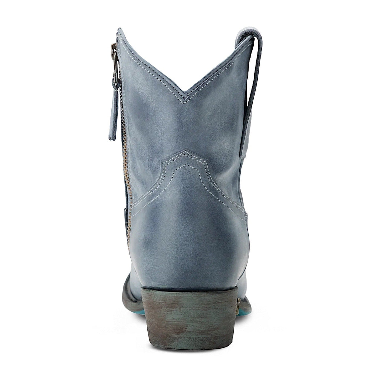 Lane Boots Plain Jane Bootie - Washed Denim