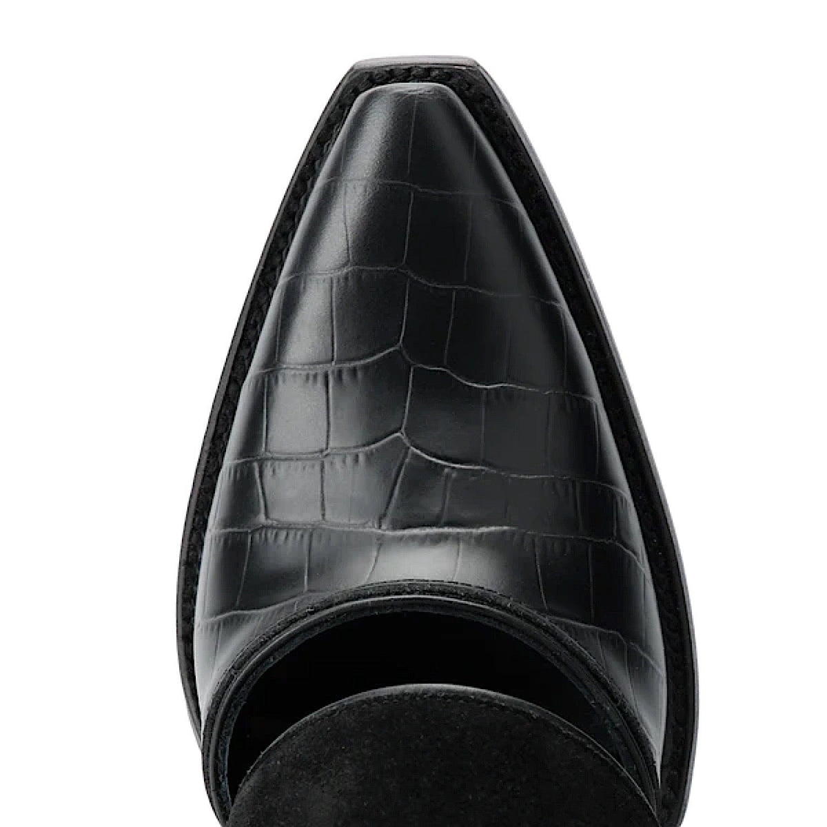 Lane Boots Plain Jane Slingback - Soft Black Suede