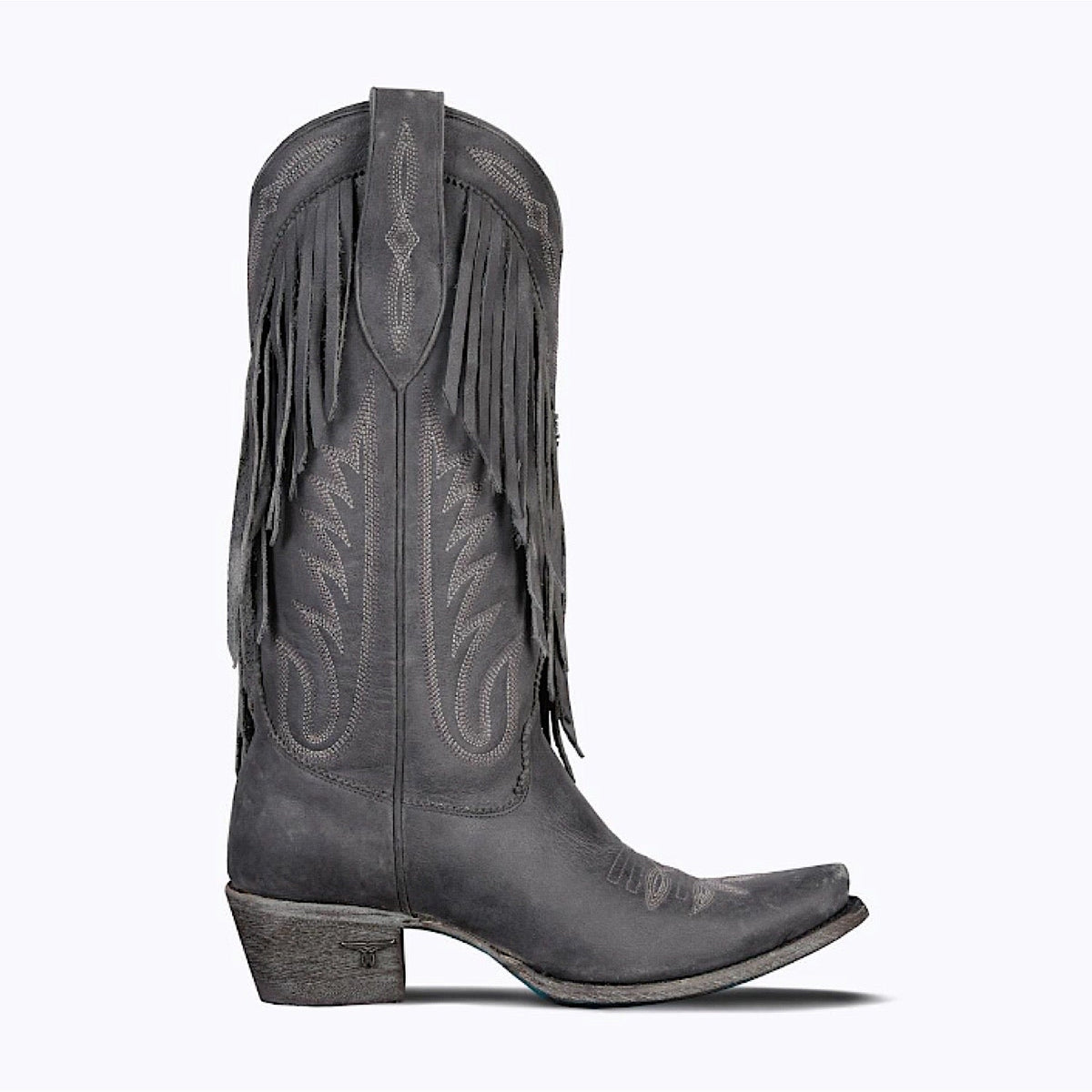 Lane Boots Senita Falls - Distressed Jet Black