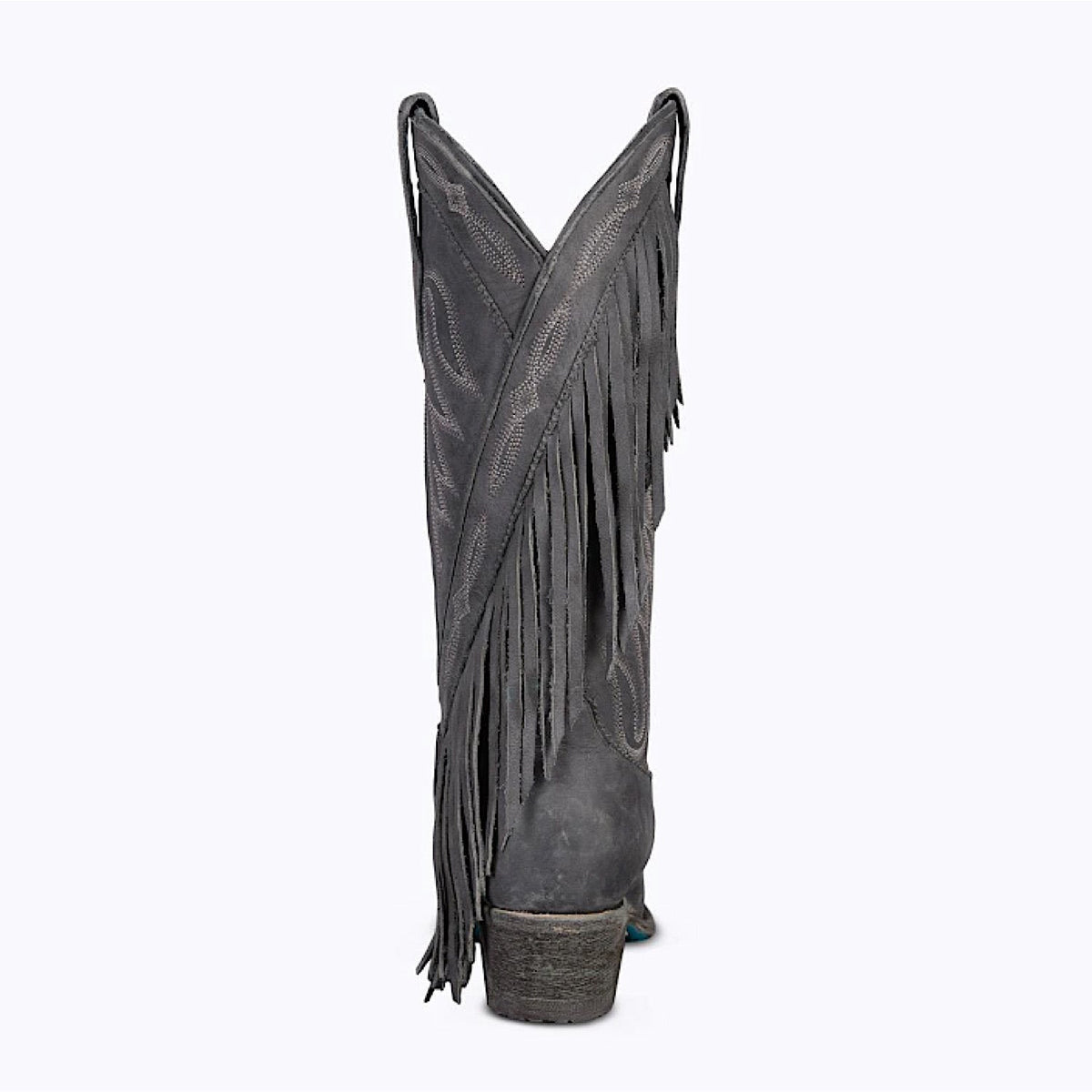 Lane Boots Senita Falls - Distressed Jet Black