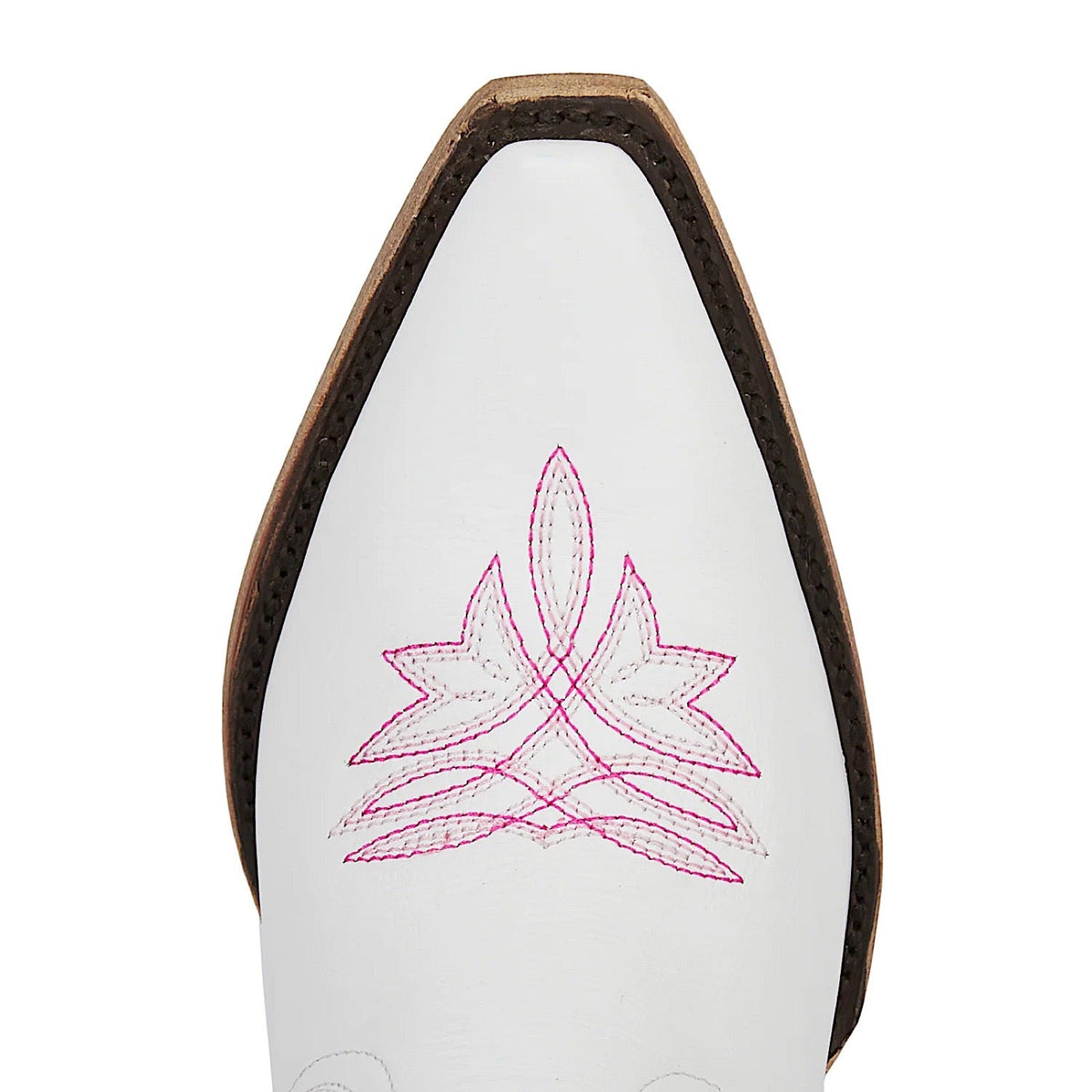 Lane Boots Smokeshow Boot - Matte White and Neon Pink