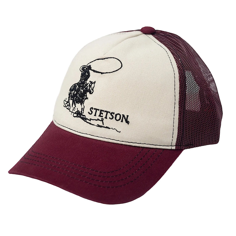 Stetson Lasso Kids Trucker Cap - Red