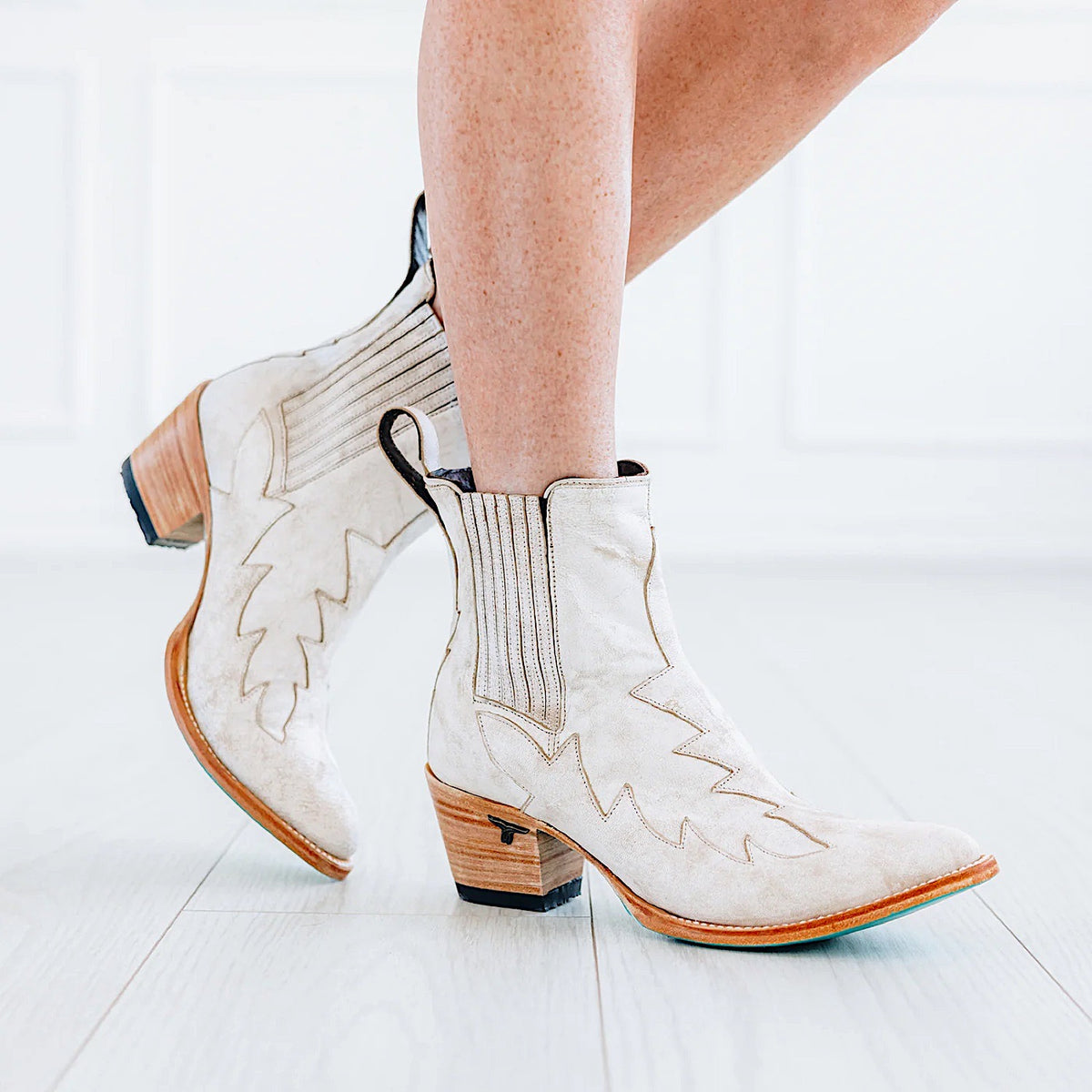 Lane Boots Western Chelsea Bootie - Ceramic Crackle