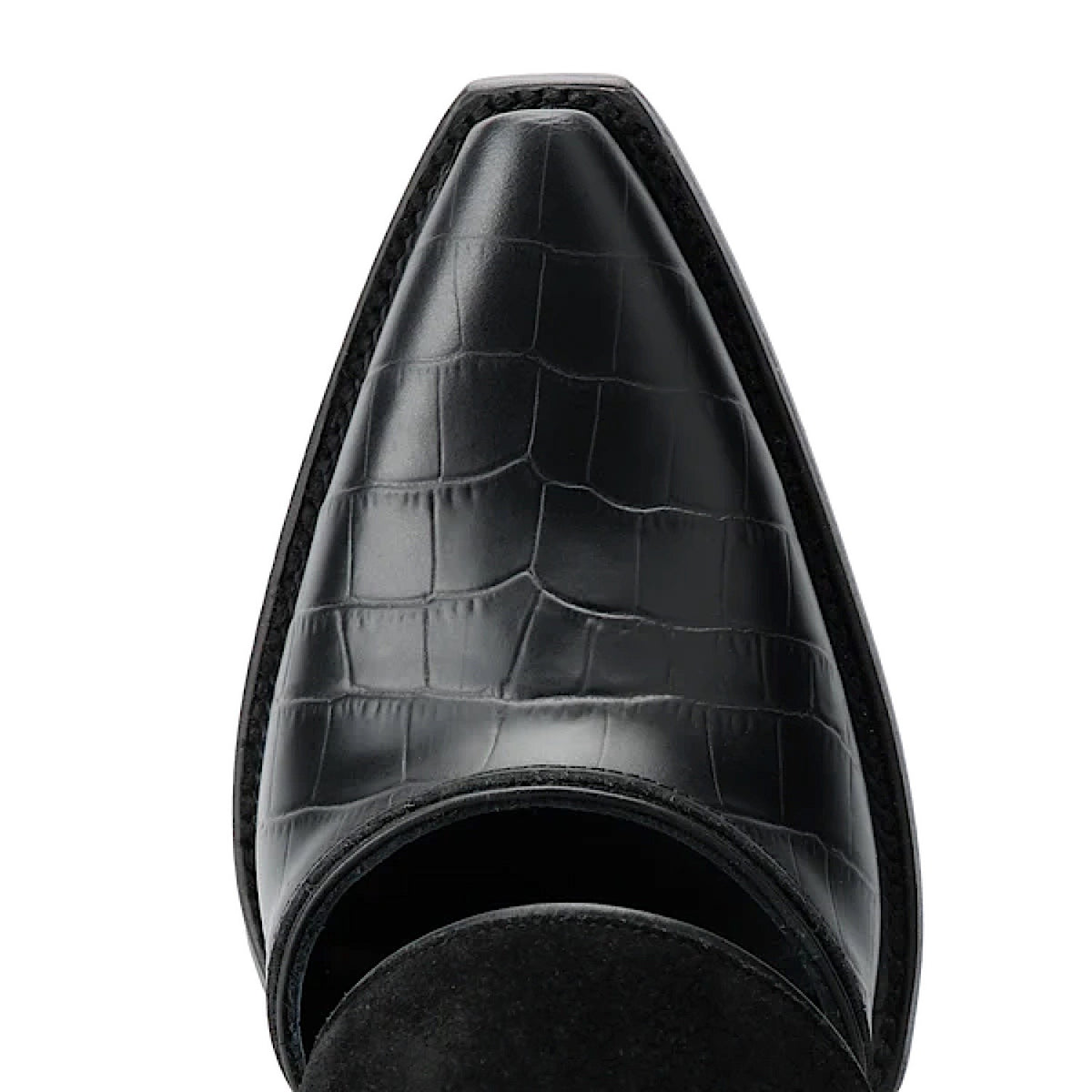 Lane Boots Plain Jane Slingback - Soft Black Suede