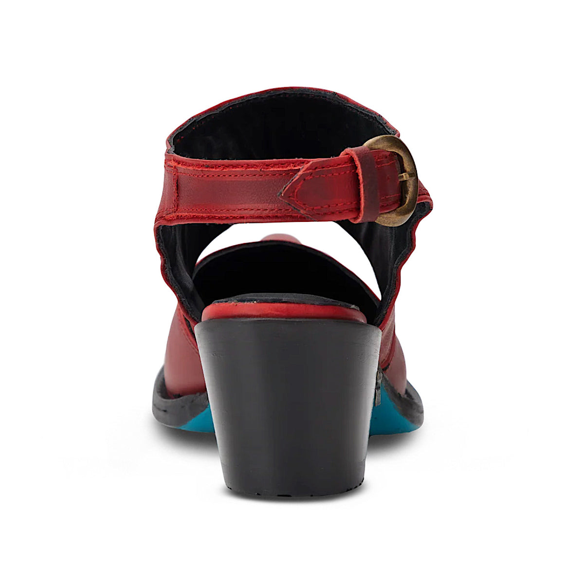 Lane Boots Plain Jane Slingback Mule - Smoldering Ruby