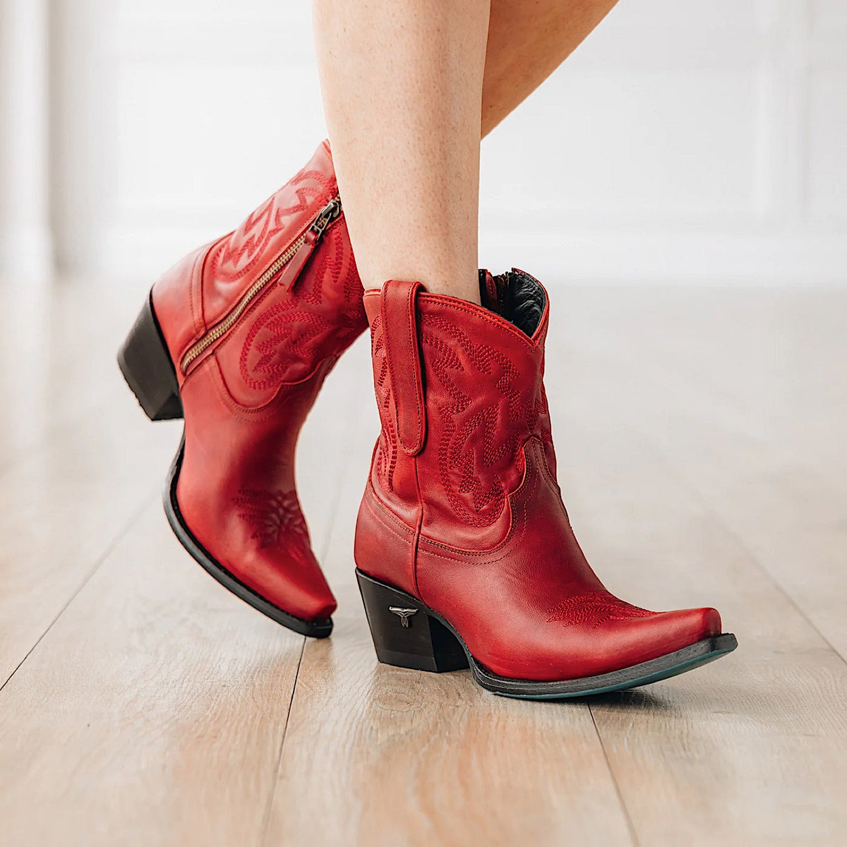 Lane Boots Smokeshow Bootie - Smoldering Ruby