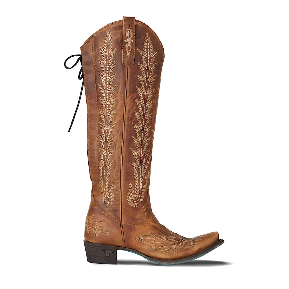 Lane Boots Lexington Knee High Corset - Desert Clay