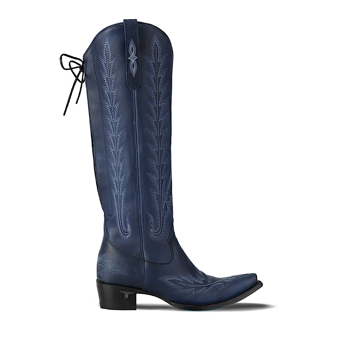 Lane Boots Lexington Knee High Corset - Midnight Navy