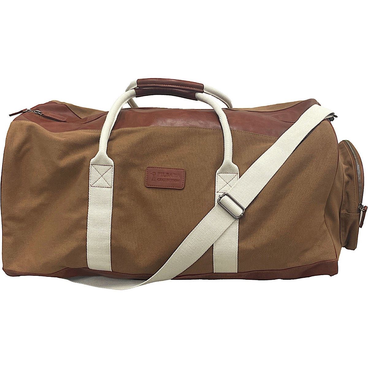Pilbara Canvas Long-Weekender Bag - Brown