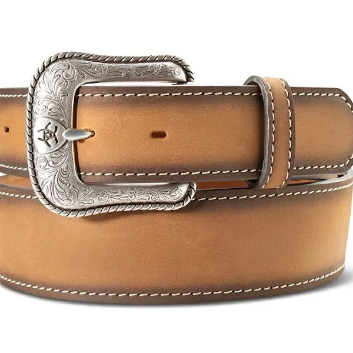 Ariat Men's Scalloped Billets Belt - Brown