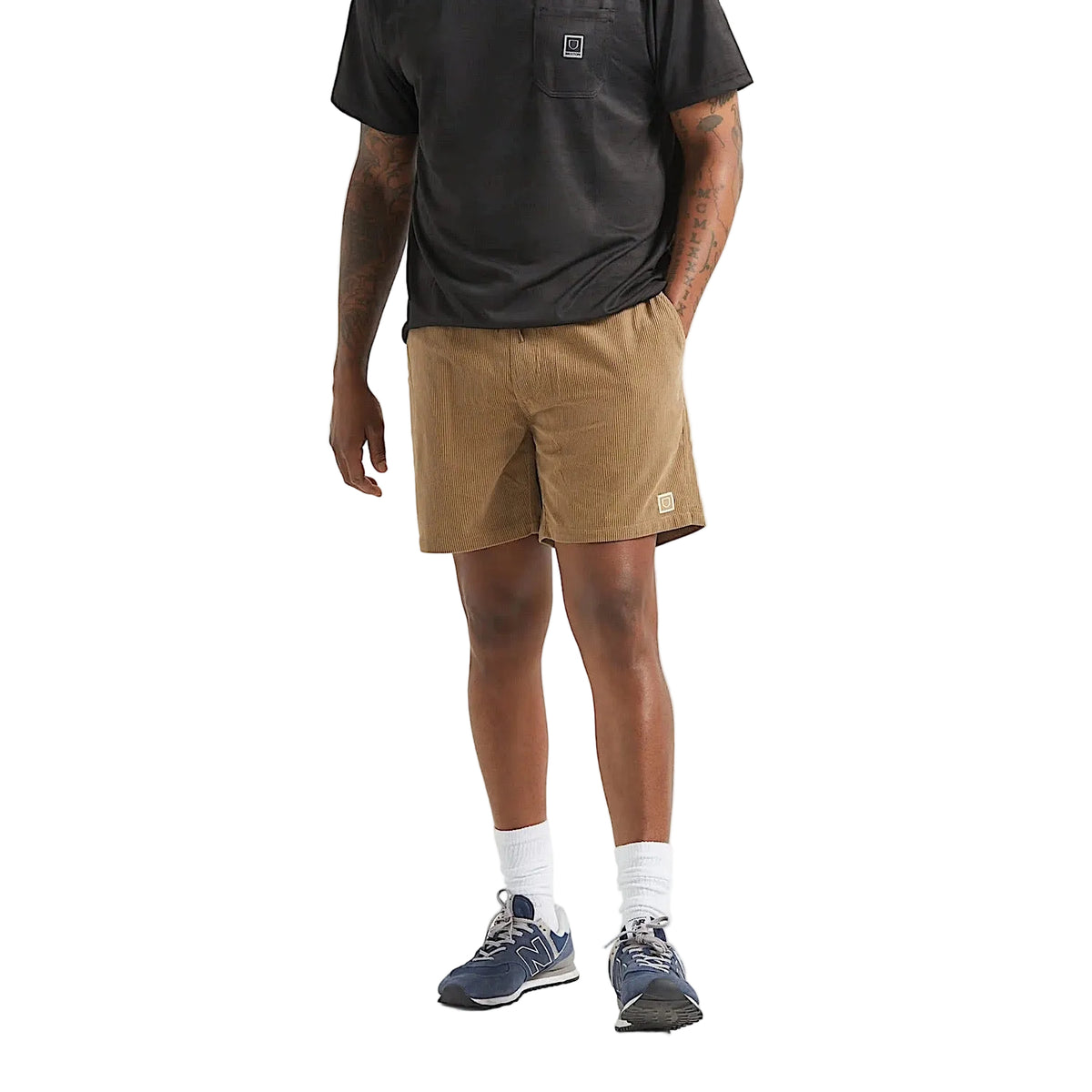 Brixton Men's Everyday Corduroy Short - Vintage Khaki