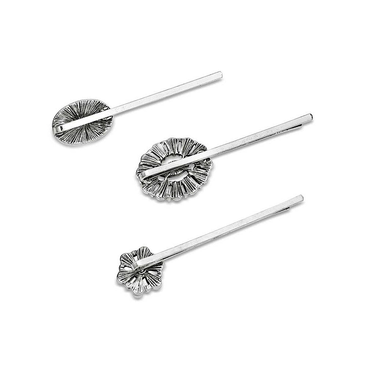 Montana Silversmiths Buffalo Bloom Hair Pin Set