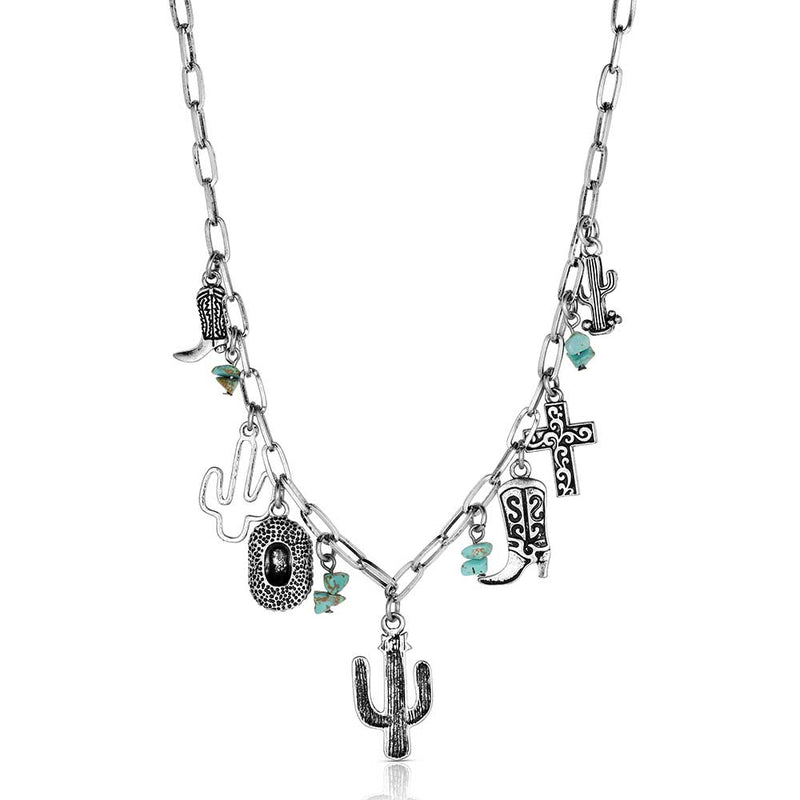 Montana Silversmiths Cowgirl Charm Necklace