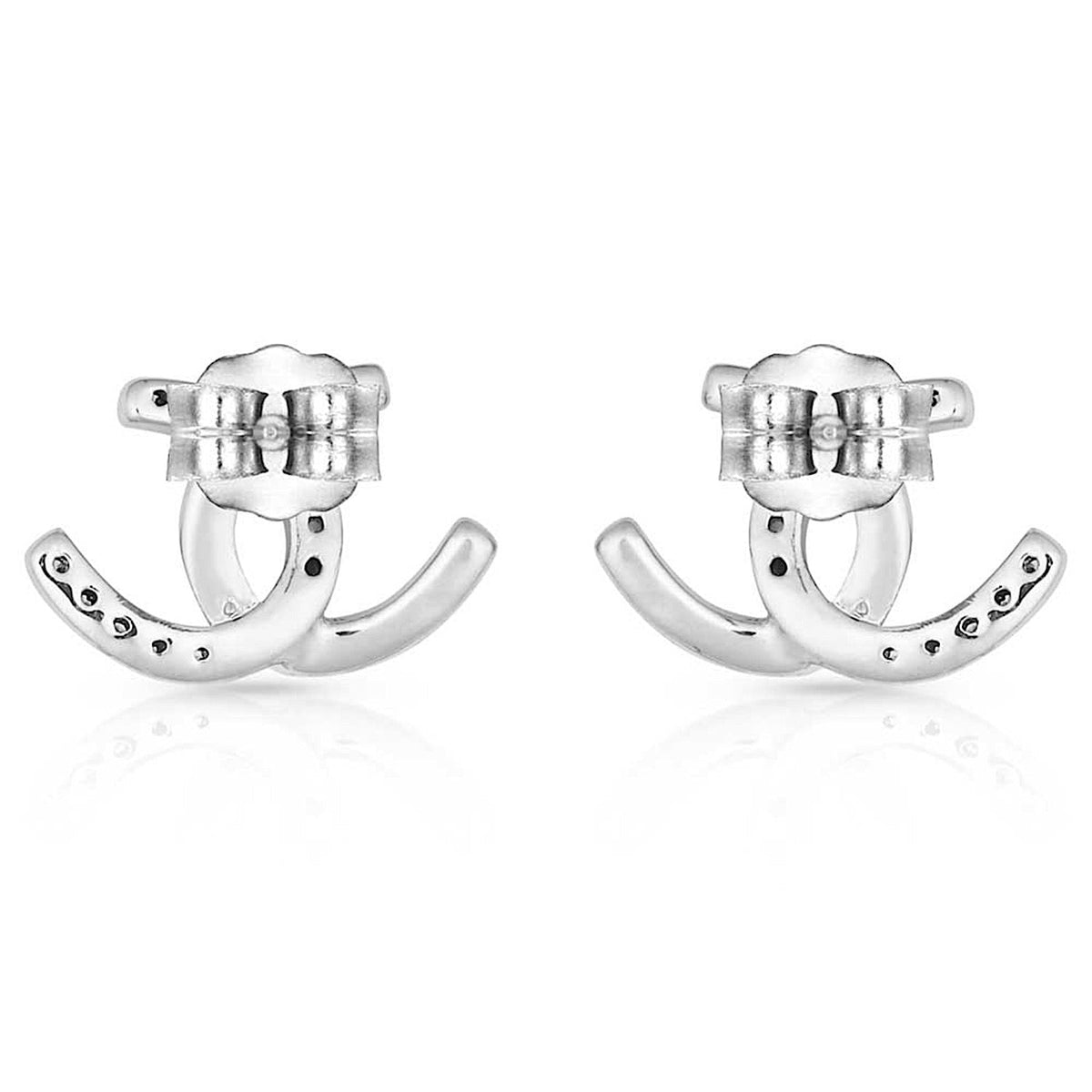 Montana Silversmiths Horseshoe Happiness Post Earrings