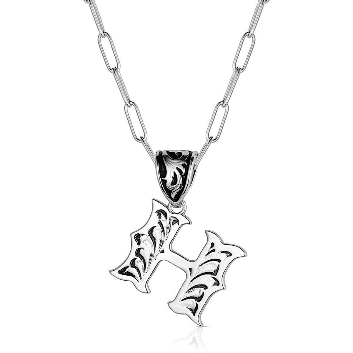 Montana Silversmiths Western Initial Necklace