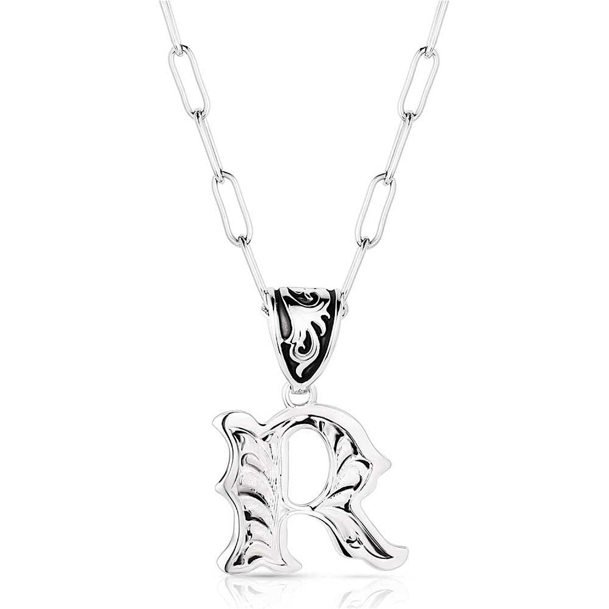 Montana Silversmiths Western Initial Necklace