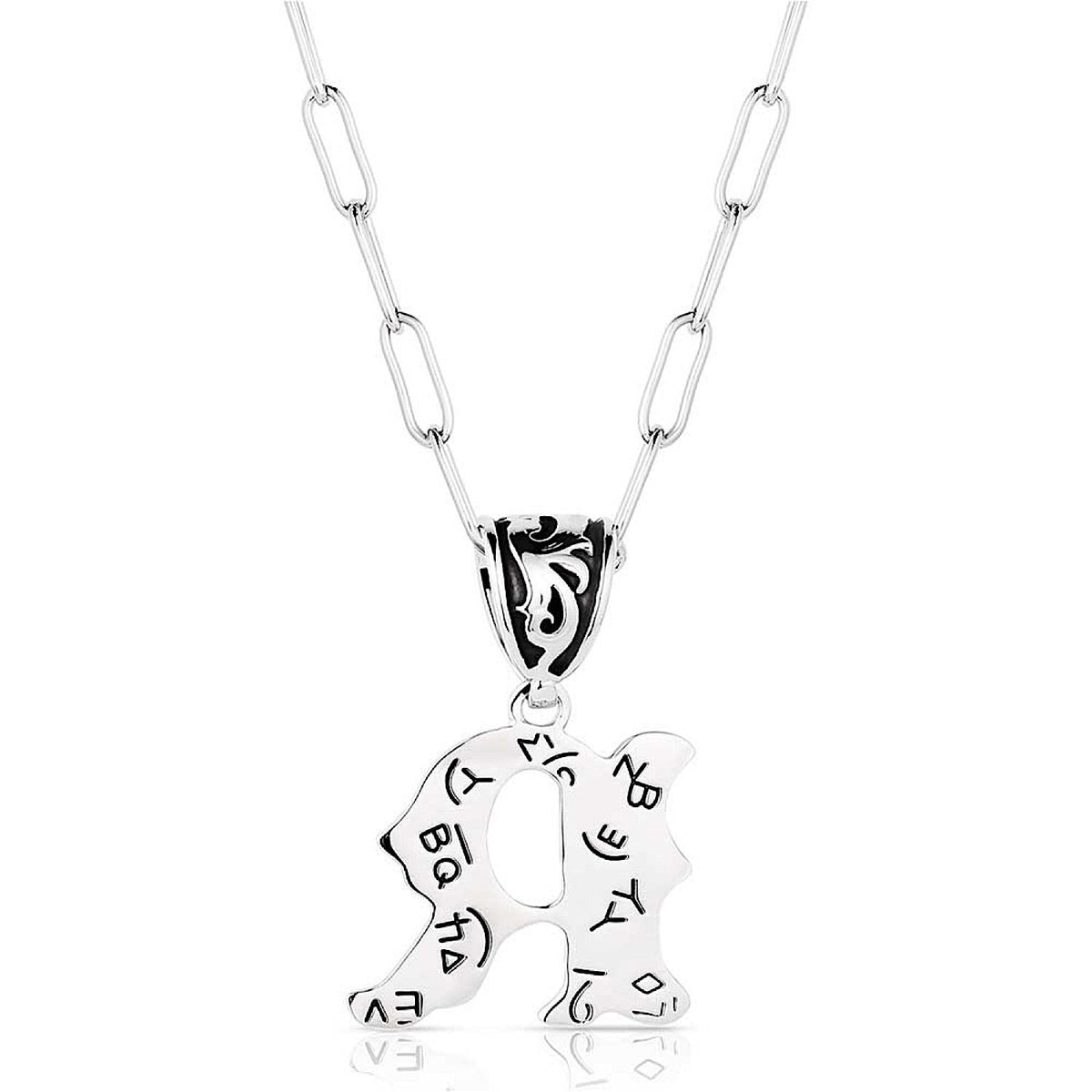 Montana Silversmiths Western Initial Necklace